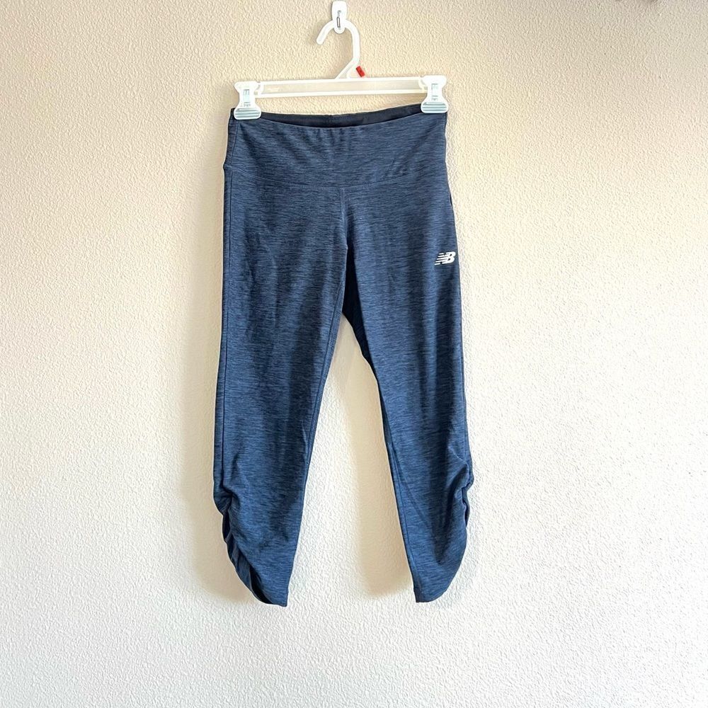 New Balance Cropped Ruched Leggings